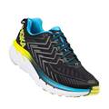 Hoka One One Clifton 4 Men&#039;s Black Cyan Citrus 1016723 BCCT