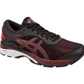 Asics Gel Kayano 25 Men&#039;s Running Shoe Black Classic Red 1011A019 004