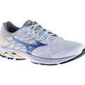 Mizuno Wave Rider 20 Men&#039;s Running White Strong Blue Cyber Yellow 410865.007S