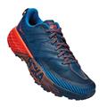 Hoka One One Speedgoat 4 Men&#039;s Trail Majolica Blue Mandarin Red 1106525 MBMR