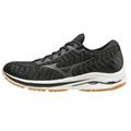 Mizuno Wave Rider 24 Waveknit Men&#039;s Running Black-Dark Shadow 411225.9098