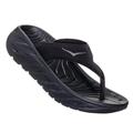 Hoka One One Ora Recovery Flip Womens Black Dark Gull Gray 1117910 BDGGR