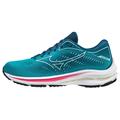 Mizuno Wave Rider 25 Women&#039;s Lake Blue-Clearwater 411323.LKCW