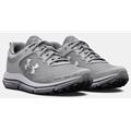 Under Armour Charged Assert 10 Men's Wide 4E Running Shoe in Mod Gray 3026176-100