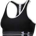 Under Armour HeatGear Sports Bra Black White 1236768-008