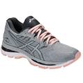 Asics Gel Nimbus 20 Women&#039;s Running Shoe Mid Grey Mid Grey Seashell Pink T850N 9696