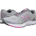 New Balance 680v5 Women&#039;s Silver Mink Gunmetal Pink Glo W680LG5