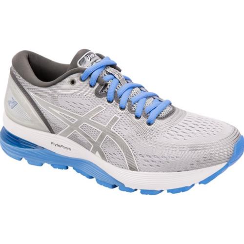Asics Gel Nimbus 21 Women's Running Shoe Mid Grey, Dark Grey 1012A156 022