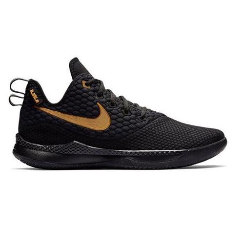 nike lebron witness iii black gold