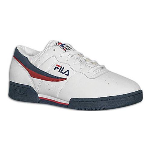 red and gold fila shoes