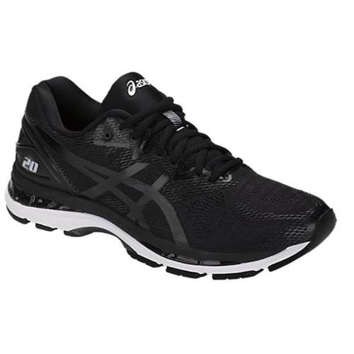 Asics Gel Nimbus 20 Men's Running Shoe Wide 4E Black, White, Carbon T802N  9001