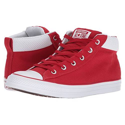 converse all star red and white