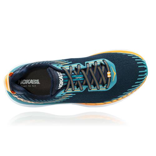 Hoka One One Mens Clifton 5 1093755 CSSB Carribean Sea Running Shoes Size 12