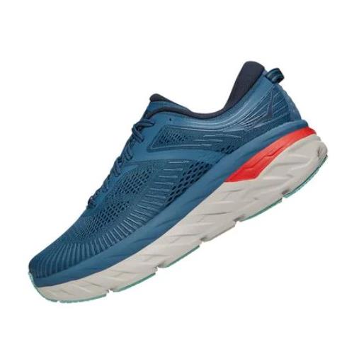 Hoka One One Bondi 7 Men's Wide EE Turbulence, Chile 1110530 TCHL