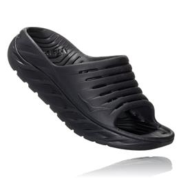 Hoka One One Ora Recovery Slide Mens Black, Black 1099673 BBLC