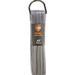 Sof Sole® Oval 45 inch (6-7 Eyelets) Laces Grey 84874